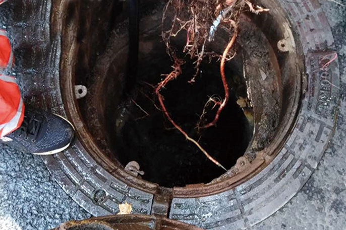 马湾镇管道预处理